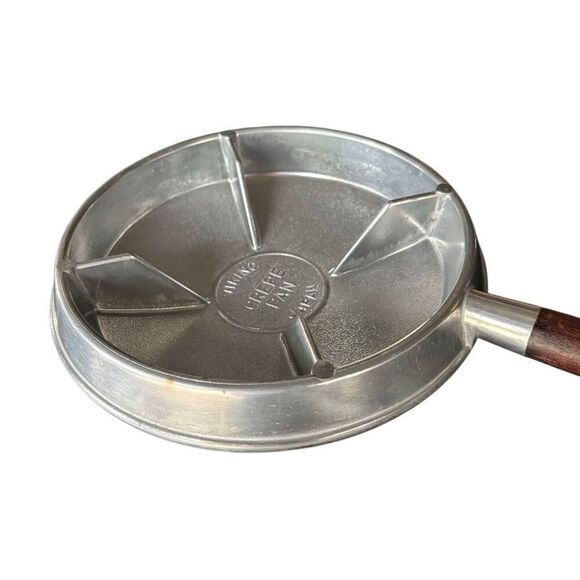 Vintage Viking Crepe Pan Heavy 8” Wooden Handle Japan - Picture 6 of 7